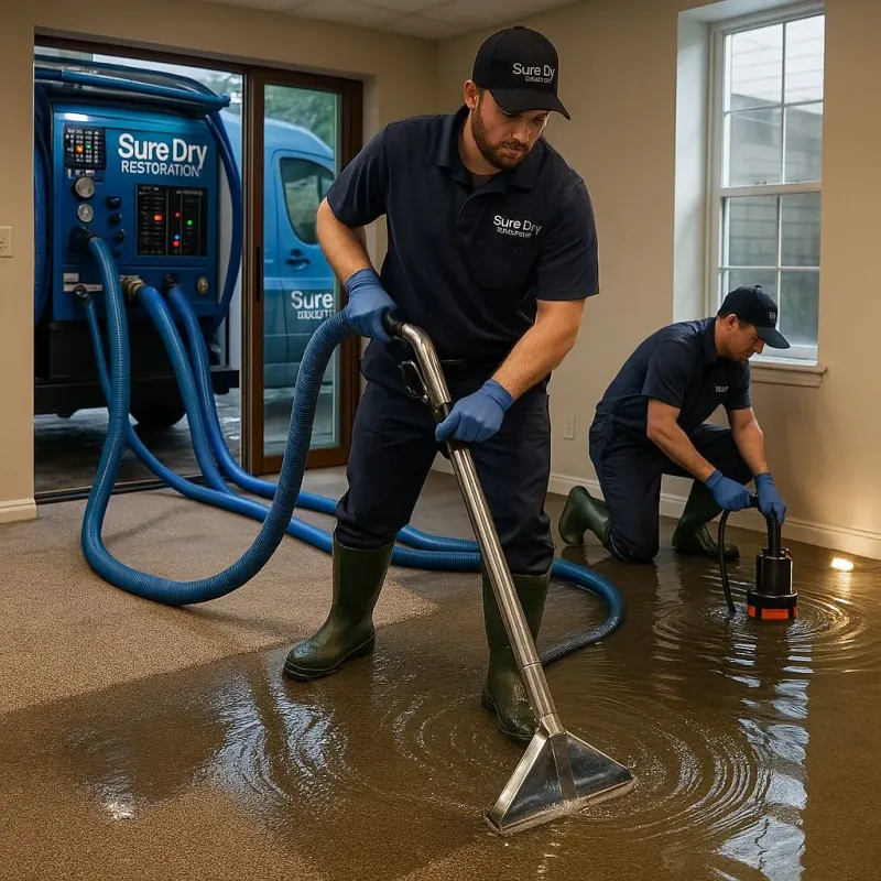 Water Extraction and Removal process in Frenchville, ME